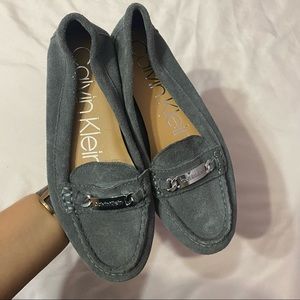 Calvin Klein suede shoes